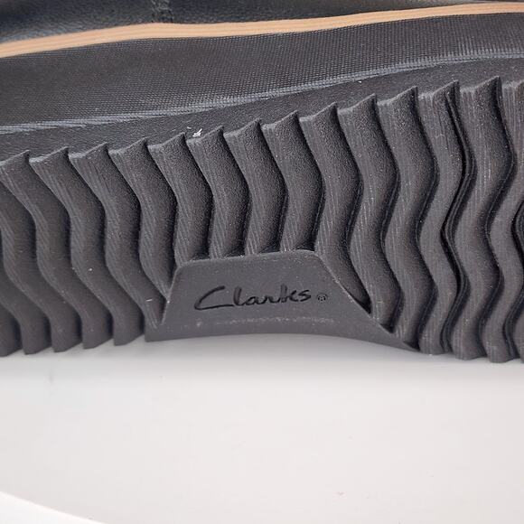 Clarks Women’s Zylah Faye Ankle Boots – Comfort Flatform Leather - Size 6 M - Picture 8 of 10